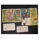 Vintage Cards & Tickets