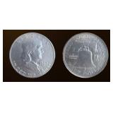 Franklin ï¿½1963-D Kennedy . 1964-D