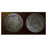 USA Barber Dime ï¿½ 1913