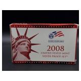 2008 United States Mint Silver Proof Set