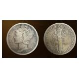 USA Mercury Dime ï¿½ 1920