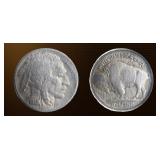 Buffalo Nickel ï¿½ 1938-D Jefferson Nickel ï¿½ 1938