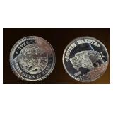 South Dakota Centennial Silver Bullion 1989