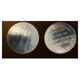 September 11 Memorial Silver Bullion Round 2001