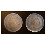 USA Indian Head Cent ï¿½ 1909 Lincoln Wheat 1909