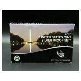 2015 United States Mint Silver Proof Set