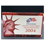 2004 United States Mint Silver Proof Set