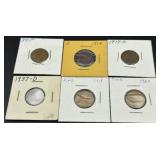 6 USA Lincoln Wheat Cent