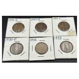 6 USA Lincoln Wheat Cent