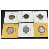 6 USA Lincoln Wheat Cent