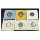 6 USA Lincoln Wheat Cent