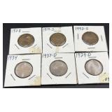 6 USA Lincoln Wheat Cent
