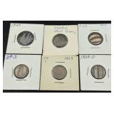 6 USA Lincoln Wheat Cent