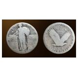 USA Standing Liberty Quarter ï¿½ 1929