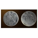 USA Seated Liberty Half Dime ï¿½ 1845