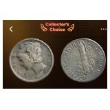 USA Mercury Dime ï¿½ 1927-S Not Common