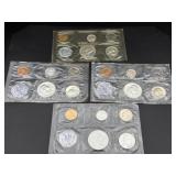 1961- 1963- 1960- 1962 United States Mint Proof