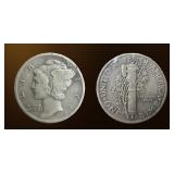 USA Mercury Dime ï¿½ 1917