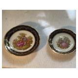 La Reign- 2 Limoges Porcelain Plates- France