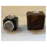 Vintage German Camera Lens w/ Leather Case