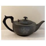 Vintage Hand Hammered Pewter Tea Kettle