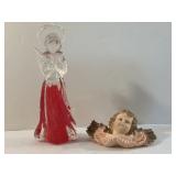 2 Beautiful Angel Decorations