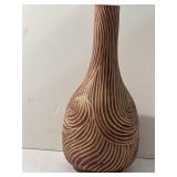Fancy Composit Carved Swirl  Vase