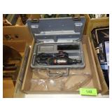 DREMEL MOTO-TOOL (TURNS ON), SAFETY GLASSES