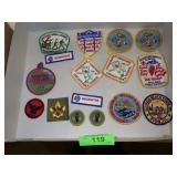 VINTAGE PATCHES - SCOUTS, SHABONA, RECRUITER, ETC