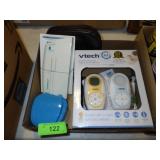 NIP VTECH MONITOR, THERMOSCAN, DENTURE BOX