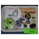 ASST. PINS & PINBACK BUTTONS