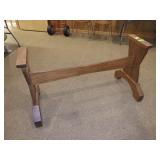 AMISH MADE OAK TRESTLE TABLE BOTTOM 53 x 24 x  29