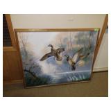 PAINTING ON CANVAS SIGNED ANDREWS ** NO SHIPPING>>