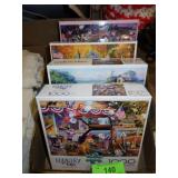 4 JIGSAW PUZZLES