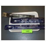 SHOE RASP, ROUND FILE & TAPER FILE