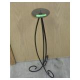 IRON CANDLE STAND 28"