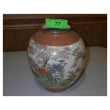 VINTAGE? JAPANESE SATSUMA VASE 7 1/2"