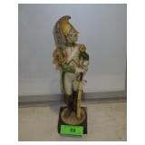VINTAGE RESIN SOLDER ON MARBLE BASE 14"