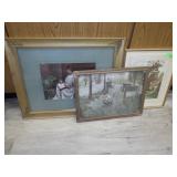 3 VINTAGE PRINTS