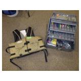 PLANO TACKLE BOX W/ ASST. TACKLE, 1998 STEARNS>>>
