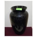 GLAZED STONEWARE VASE  16" **NO SHIPPING - SEE >>>