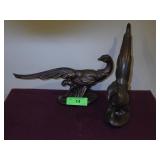 MID CENTURY MODERN CERAMIC PHEASANTS