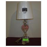 ST. CLAIR ? GLASS PAPERWEIGHT LAMP