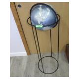 ART LINE GLOBE ON METAL STANS 44" TALL