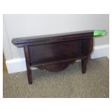 PAINTED CLOCK SHELF (NOT OLD) 19 x 7 x 12