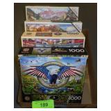 4 JIGSAW PUZZLES