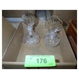 PERFUME BOTTLES W/ STOPPERS