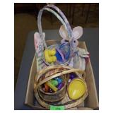 ASST. EASTER BASKETS, EGGS & DECOR