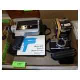 VINTAGE LENTAR MOVIE CAMERA, CANON CAMERA & SEARS>