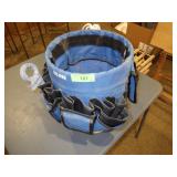 5 GALLON BUCKET W/ ULINE CANVAS ORGANIZER & ASST.>